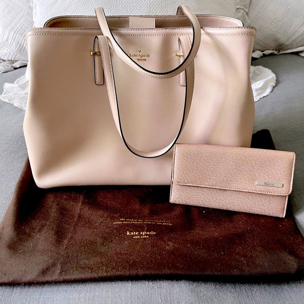 Mint condition blush pink Kate Spade handbag ♠️